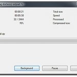 7-zip průběh komprimování
