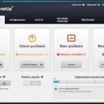 AVG PC Tuneup panel nástrojů
