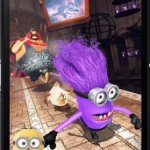 Despicable me fialový mimoň