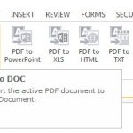 PDF Architect převod PDF do DOC