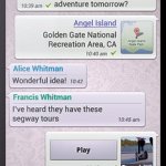 Whatsapp na mobilu s androidem