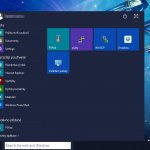 Windows 10 nabídka start