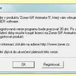 Zoner Gif Animator zkušební verze